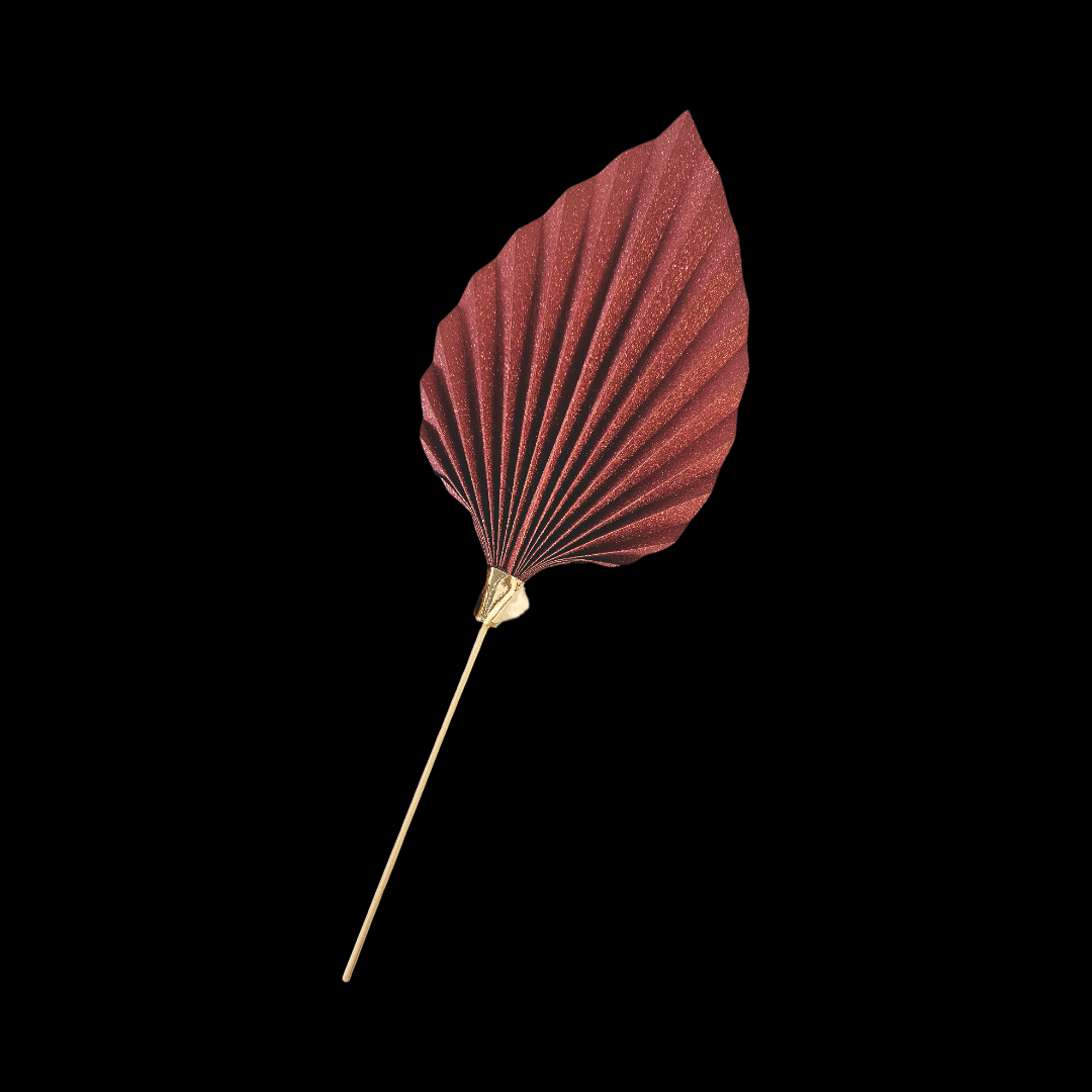 Large Glitter Palm Leaf